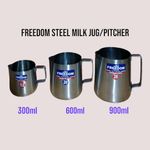 3pcs Freedom Stainless Steel Milk Jug/Pitcher 300ml * 600ml *900ml