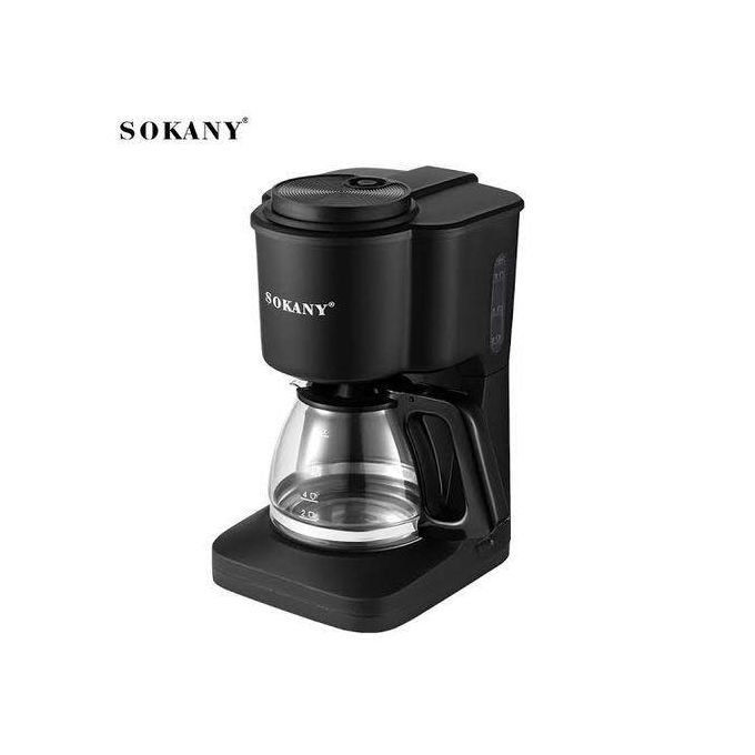 Sokany Coffee Maker for Instant Coffee, Espresso, Macchiato &amp; More Boil-Dry Protection, Anti-Drip Function, Automatic Turn-Off Feature, Black
