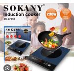 Sokany Single Plate Electric Induction Cooker SK-07048 2200W High-Efficiency Energy-Saving Cooktop with LED Display, 10 Temperature Levels, 3-Hour Timer for Fast and Convenient Cooking