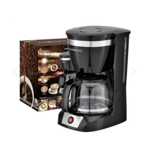 Sokany Automatic Coffee Maker For Home/ Office With Easy On/Off Switch, Easy Pour, Non-Drip