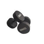 8kg dumbbells (rubber coated)