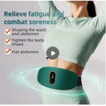 Multifunctional Massage Belt, USB Port Fitness Equipment, Odorless Plastic, Designed for Activity Counter - Green