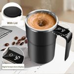Automatic Stirring Cup, Electric Stirring Cup, 304 Stainless Steel Coffee Cup