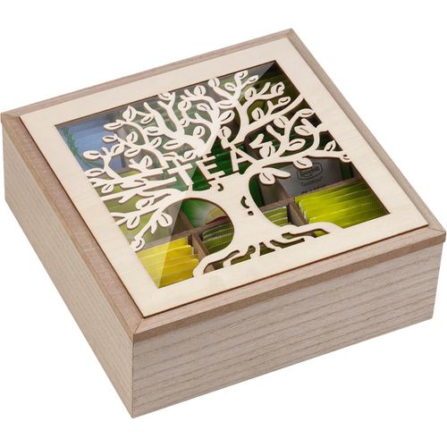 Handmade Wooden Family Tree Tea &amp; Coffee Organizer – Rustic Kitchen Storage