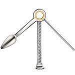 Stainless Steel 3 in 1 Pipe Tool Cleaner - Pipe Reamer Tamper Pokers Tool