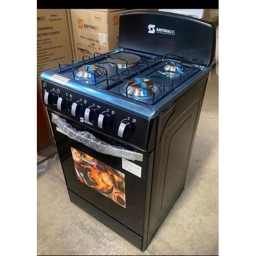 Sayona  3gas+1 electric plate standing cooker with gas oven