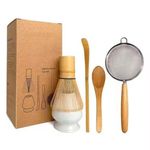Premium 5-Piece Bamboo Matcha Whisk Set