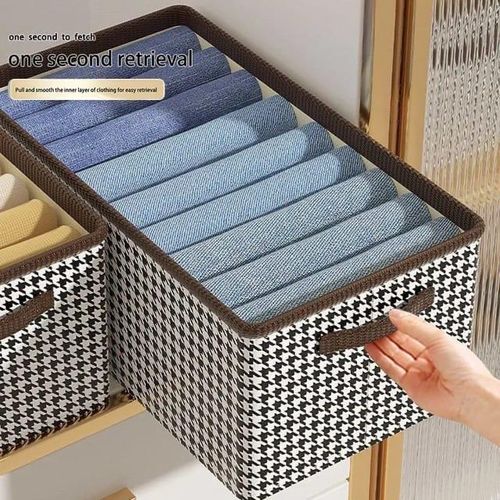 6/7/9 Grids Compartment Storage Box With Clear Dustproof Cover Clothes T-Shirt Jeans Drawer Organizer Closet Under-Bed Organize KSh 1,604 KSh 2,166 26