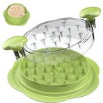 Flushrenic Chicken meat grinder,Chicken Shredder,Large Chicken Breast Shredder Tool Twist With Brush&amp;Fork