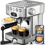 Innovia Chef Espresso Machine 20 Bar, Espresso Coffee Maker With Fast Heating Latte &amp; Cappuccino Maker