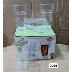 Sundabest 6 Pcs Nice Water And Juice Glass