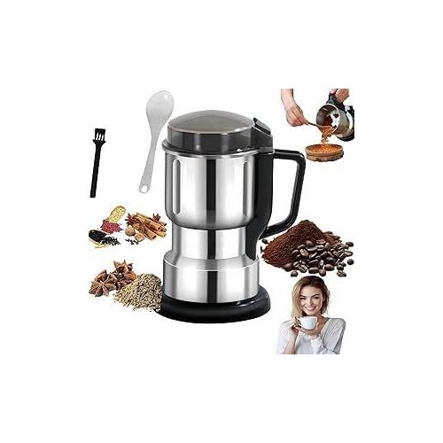 Electric Coffee &amp; Spice Grinder with Stainless Steel Blades