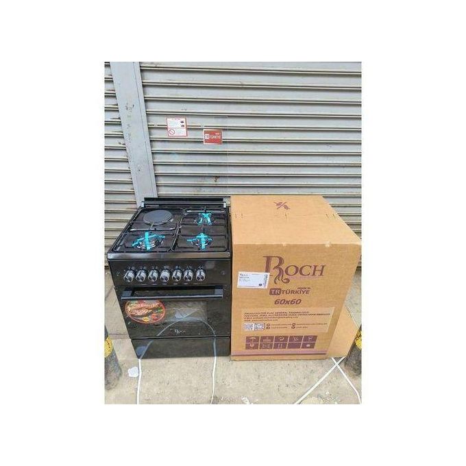 Roch Black 60×60 Standing 3+1 Cooker