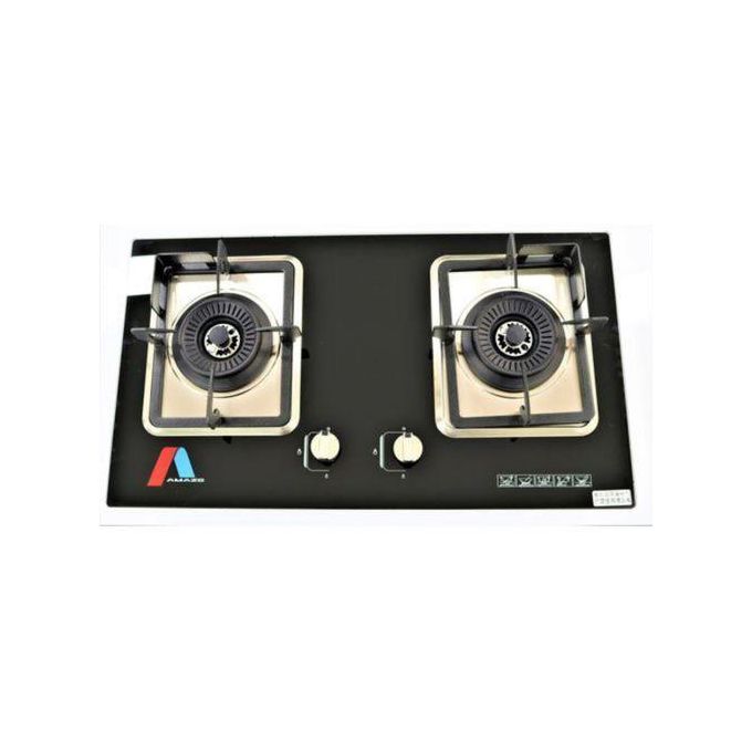 Amaze Cooker Premium Two Burner Glass Cooker, Table Top AM 8802A