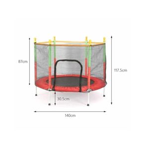 4ft Trampoline with Safety Net &amp; U-Shape Legs for Kids, Indoor &amp; Outdoor