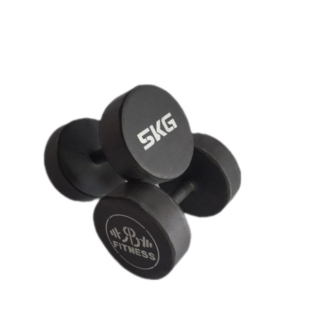 5kg dumbbells ( rubber coated)