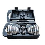 20KG ADJUSTABLE CAST IRON DUMBELL SET