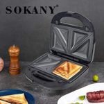 Sokany Distinguished 2 In 1 Sandwich Maker And Toaster