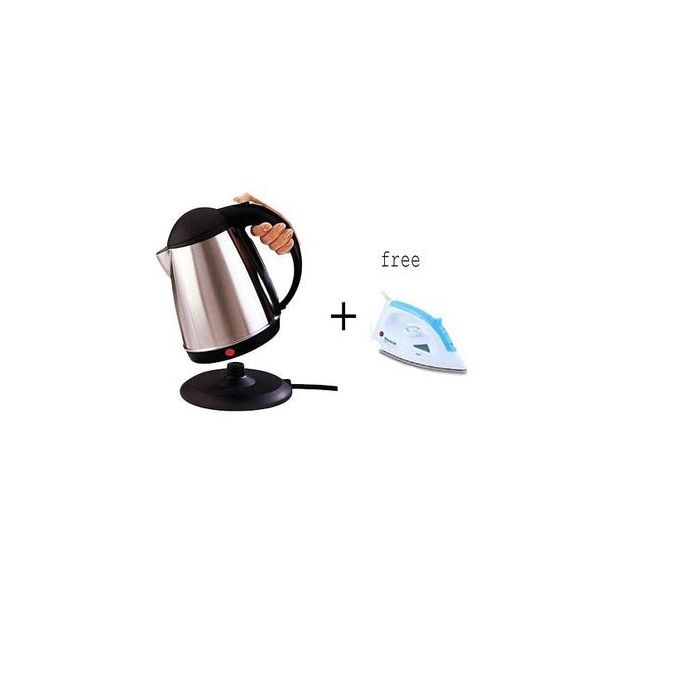 Sathiya Electric Kettle Plus Free Iron Box