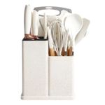 19 Pieces Household Kitchen Multi-function Silicone Set - White