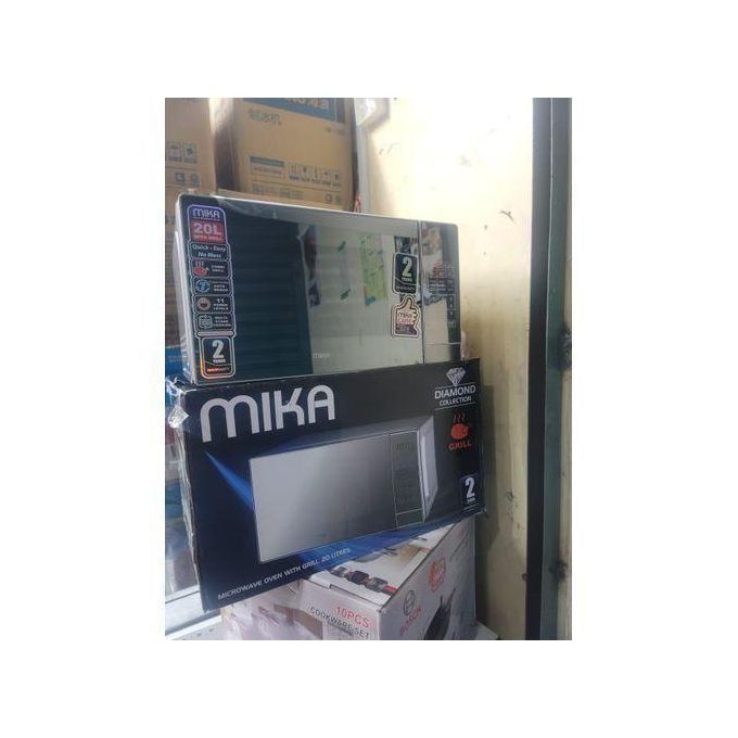MIKA MICROWAVE OVEN GRILL 20LTR With 1000W Grill Silver