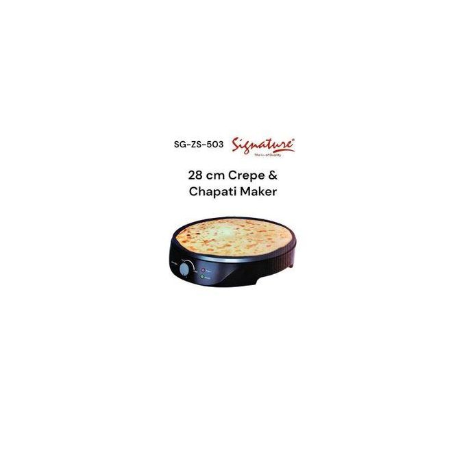 Signature 28 Cm Crepe &amp; Chapati Maker (800W) SG-ZS-503