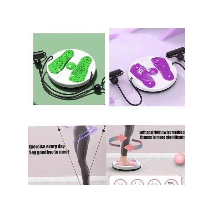 Yoga twisting disc plate unisex waist trainer, abdominal exercise, lose belly weight,slimming beauty waist machine, foot massage plate