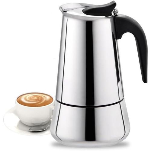 600ml Stainless Steel Filter Stovetop Coffee Maker