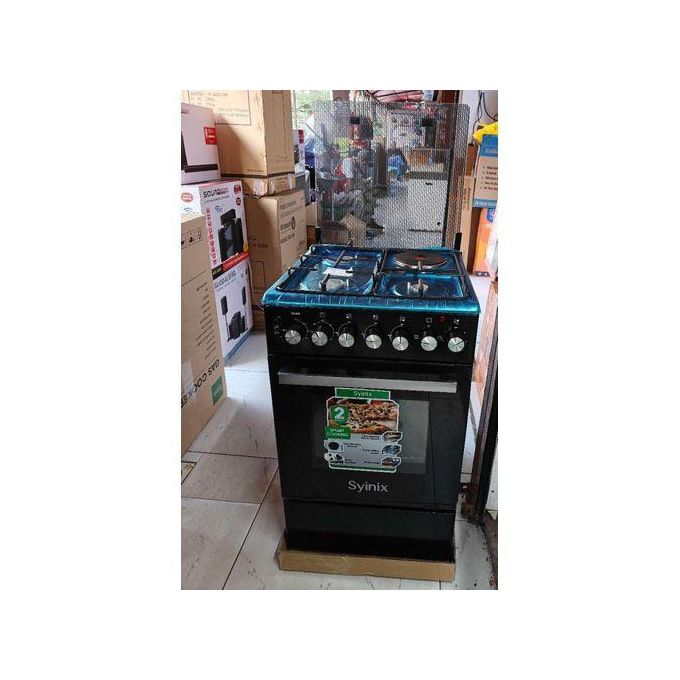 Syinix r 3+1 standing cooker 50*55 with lectric oven cooker