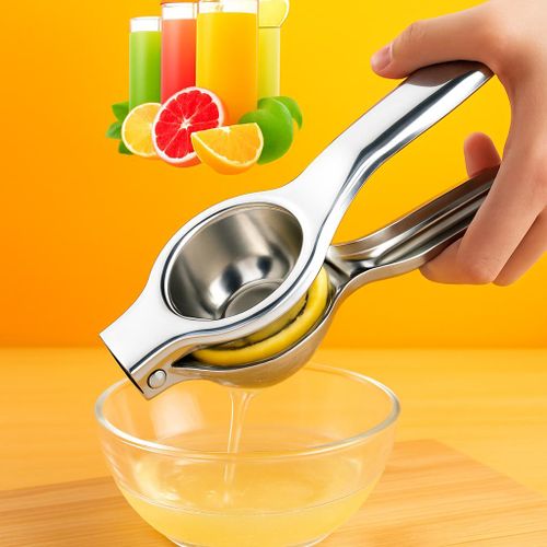 CYFAZA Heavy Duty Lemon Squeezer – Stainless Steel Hand Juicer Citrus Squeezer for Lime, Orange &amp; Lemon – Manual Citrus Juicer Kitchen Tool