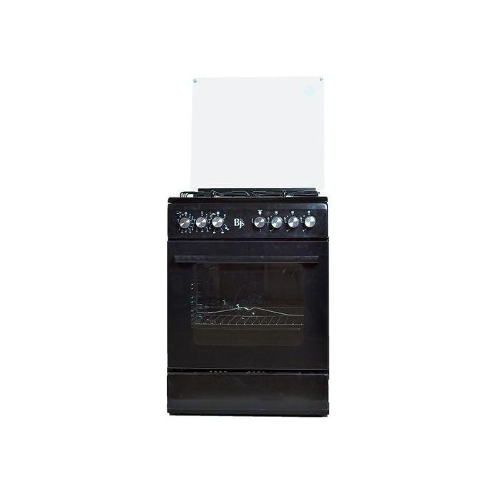 BJS Quality Standing Cooker 60x60 3-GAS+1 Hot Plate With Turbo-FAN Quality Standing Cooker