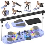 TodyJeyHo Pilates Board, Foldable Pilates Reformer Equipment with Timer, 7-in-1 Multi-Purpose Portable Pilates Reformer Machine Home Pilates Kit for Home Workout, Fitness, Exercise, Abs, Core Equipment
