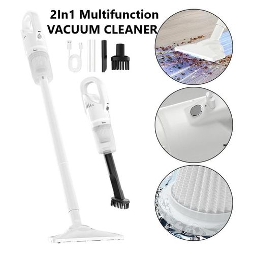 2 In 1 Cordless Wireless Rechargeable Vacuum Cleaner,Portable Handheld Silent Vacuum Cleaner For Household Cars-High Power, Strong Suction