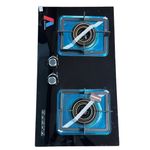 Amaze Cooker Premium Two Burner Glass Cooker, Table Top AM 8802B