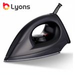 Lyons AN-2005 Electric Dry Iron Box 10s HEAT UP- 1000W Black(1YR WRTY)
