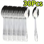 30 stainless steel spoons