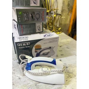 Travel Iron Box - White/Blue
