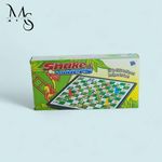 Magnetic Snakes &amp; Ladders Board Game – Foldable, Portable, Kids &amp; Family Game