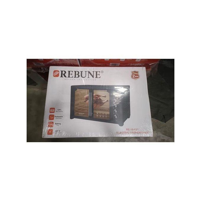 Rebune commercial double door oven 120 litres