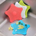 SXCHEN Set of 4 Anti-Clogging Sink Strainers Kitchen Floor Drain Vegetable Sink