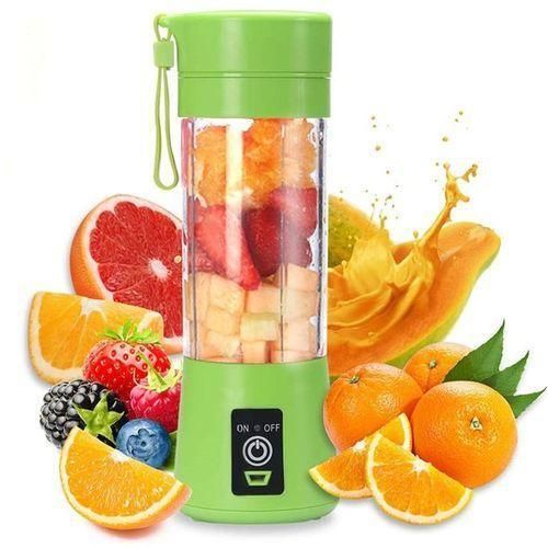 VIC 380ml - Portable Blender Bottle Juice Mixer - Rechargeable - Green
