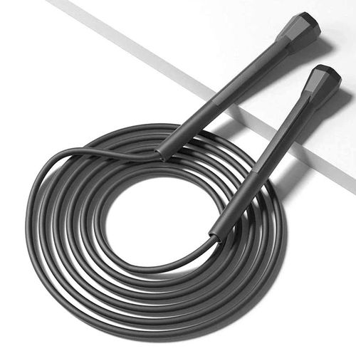 Speed Jump Rope-Black,Lightweight,Tangle-Free, Adjustable,Perfect for Toddlers,Adult,Jumprope for Fitness,Enhance Endurance and Speed Workouts