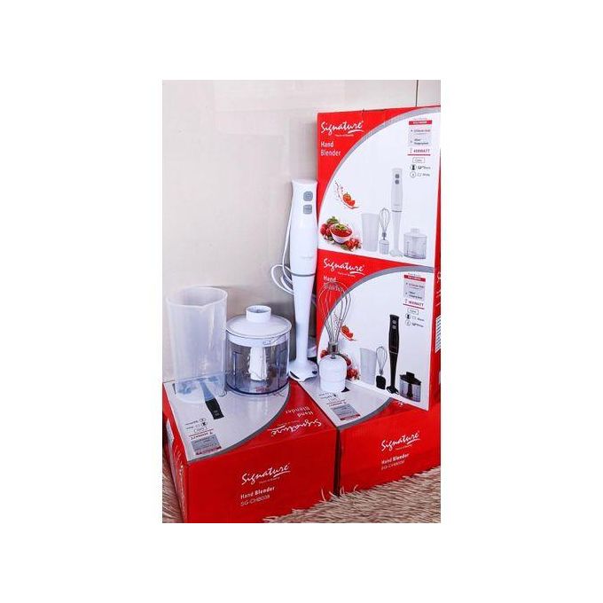 3 In 1 Handheld Immersion Hand Blender Set With Mixing Beaker Chopper Whisk For Smoothies Baby Food Soups