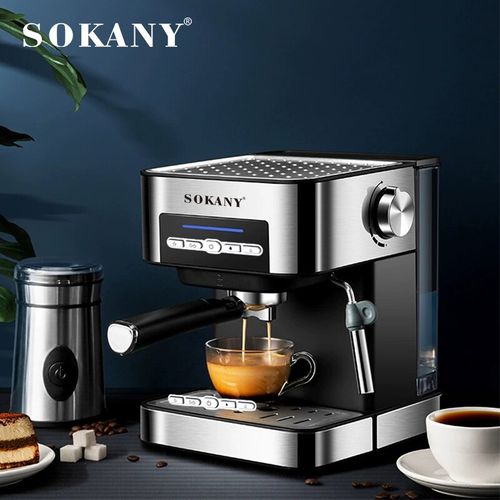 Sokany Espresso Coffee maker Machine, Espresso Machine, Espresso Maker 850W, Semi Automatic Espresso Machine, Barista Coffee Machine with Steam Pump, Cappuccino Latte Machine