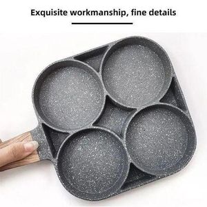 Quality Heavy Granite Non-Stick 4 Slot Pancake/Egg Pan Breakfast Maker