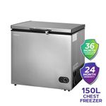 Vision Plus 150L Chest Freezers - Silver Finish (2YRs WRTY)