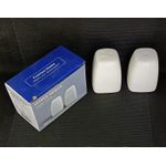 Ceramic Salt and Pepper Set Stylish Kitchen Spice Dispenser Shakers with Airtight Lids for Home Dining Table Cooking Accessories Durable Non-Toxic and Easy to Clean