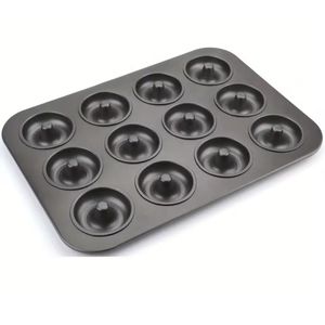 12pcs Nonstick Donut Pan Doughnut Tray  for Baking