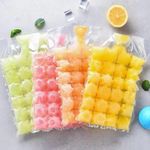 Disposable Self-Sealing Ice Cube Trays  BPA-Free PE Ice Molds
