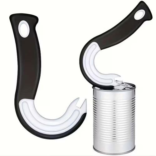 Easy Open Ring Pull Can Opener - Pop Top Tab Puller - Simple Tool for Soda Tabs, Lid Lifter, Tin Can, Ideal for Protecting Nails and Folks with Joint Pain or Arthritis